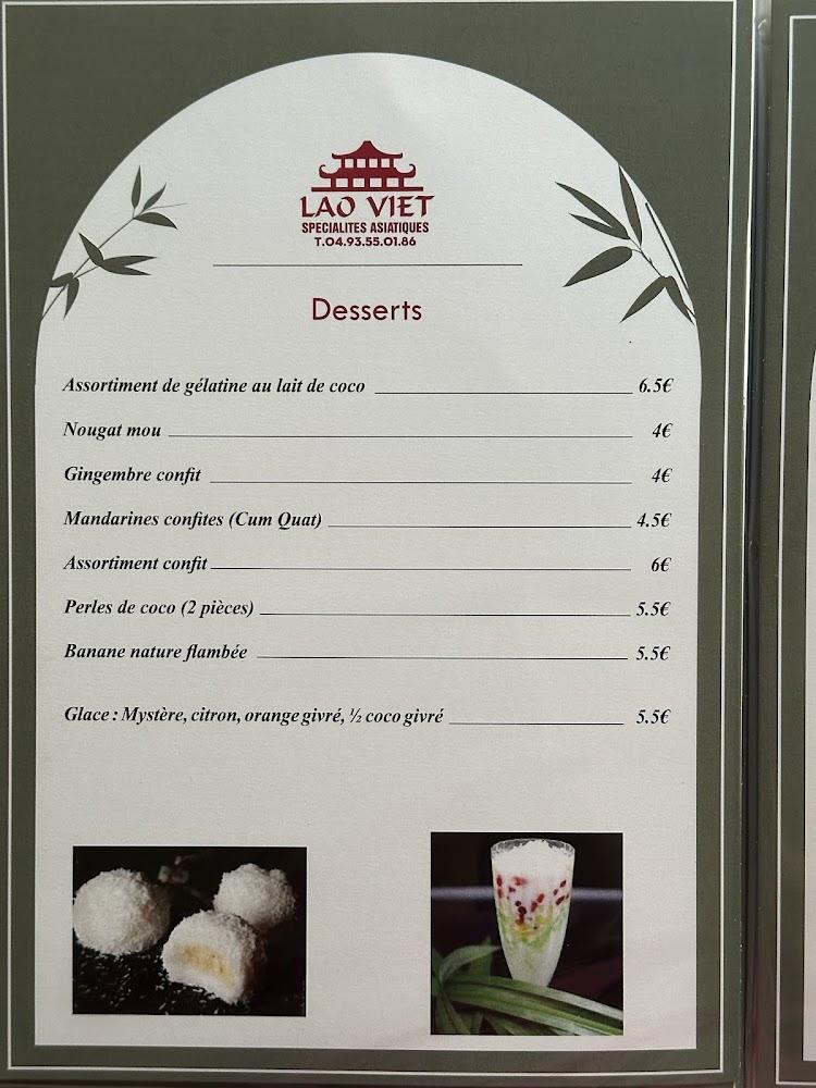Restaurant Lao-Viet - Menu Image 1